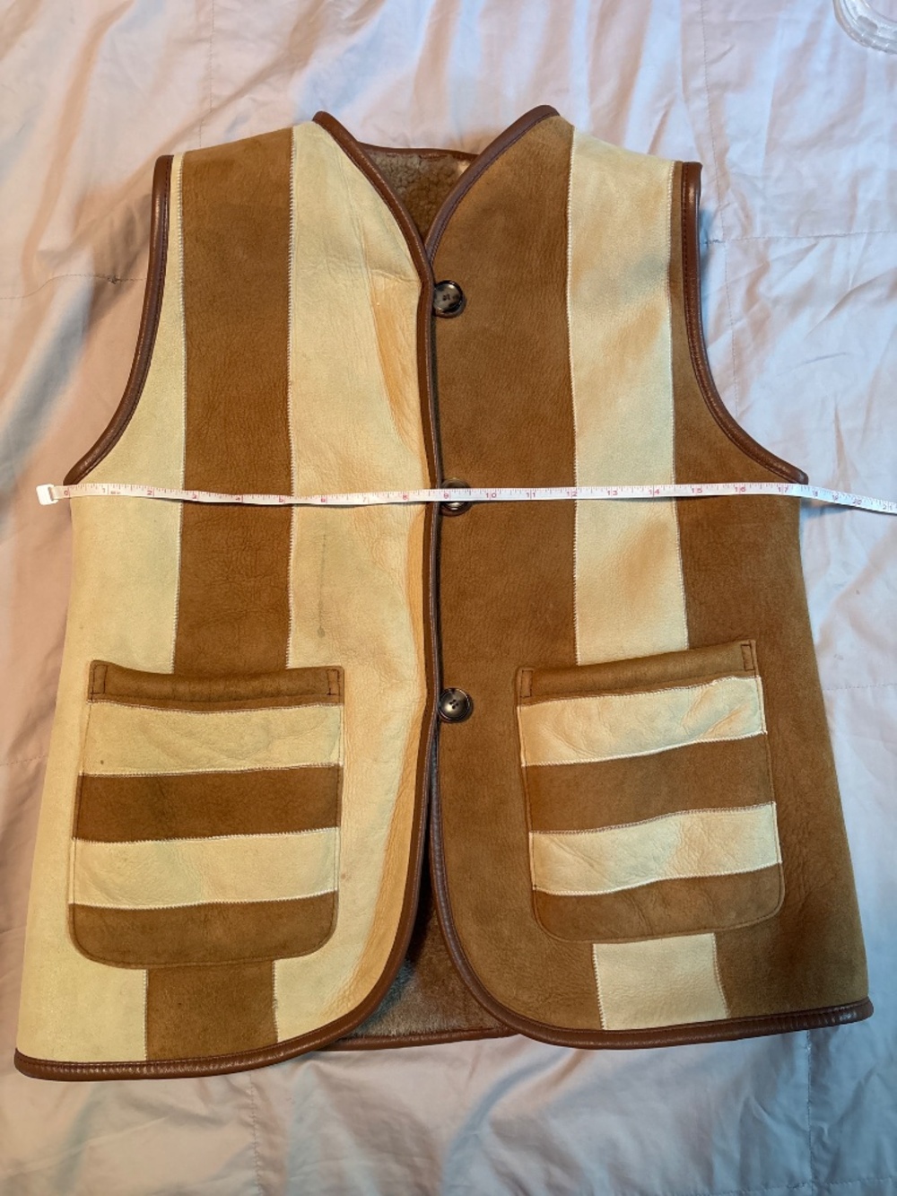Cawley Studio Reversible Shearling Vest - Picture 15 of 17
